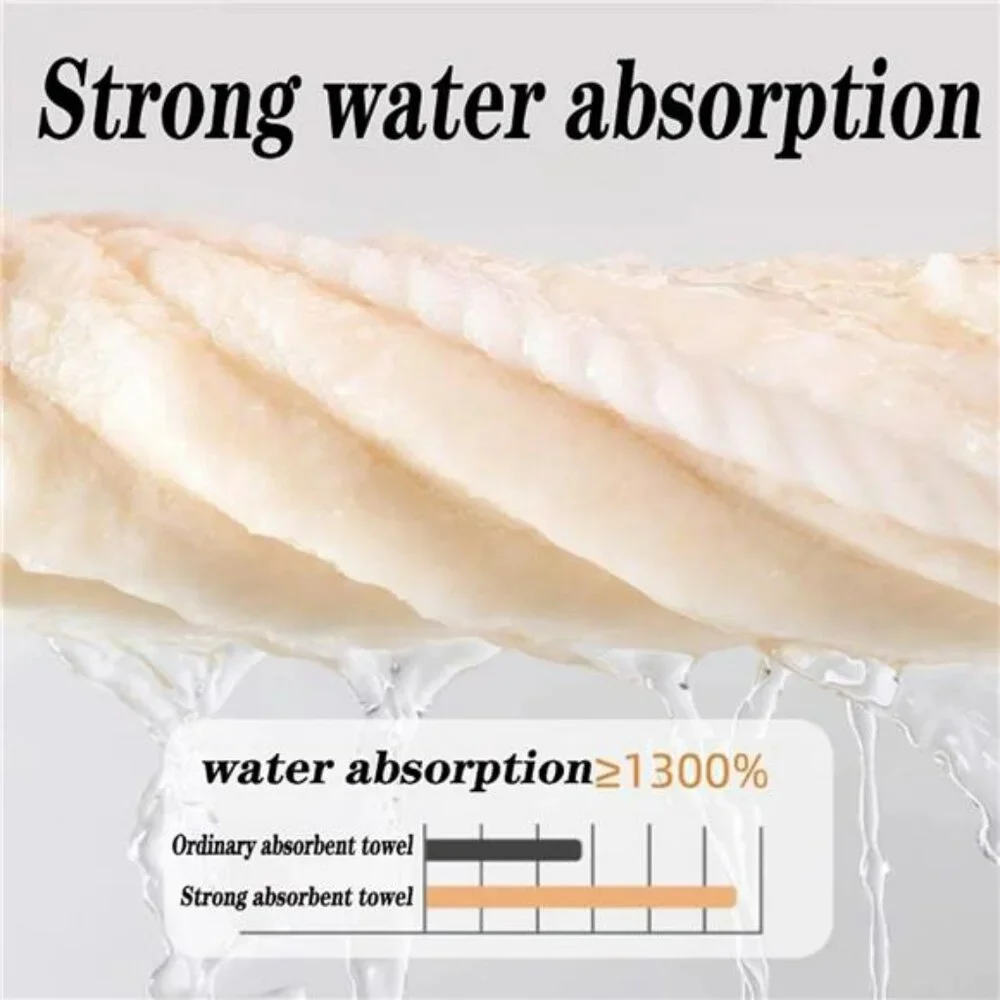 Microfiber Hand Towels Set of 4 Quick Dry Soft Absorbent Bathroom Kitchen Towels